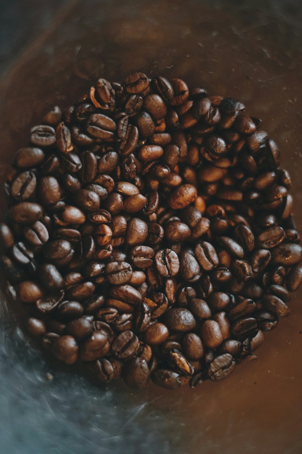 black coffee beans