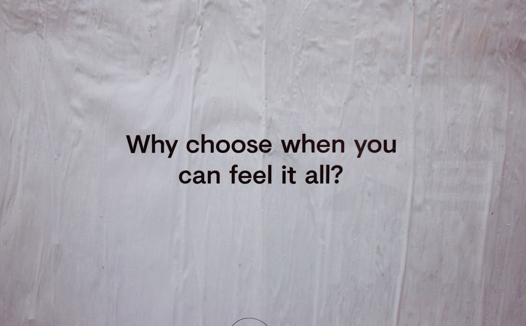 Why choose when you can feel it all