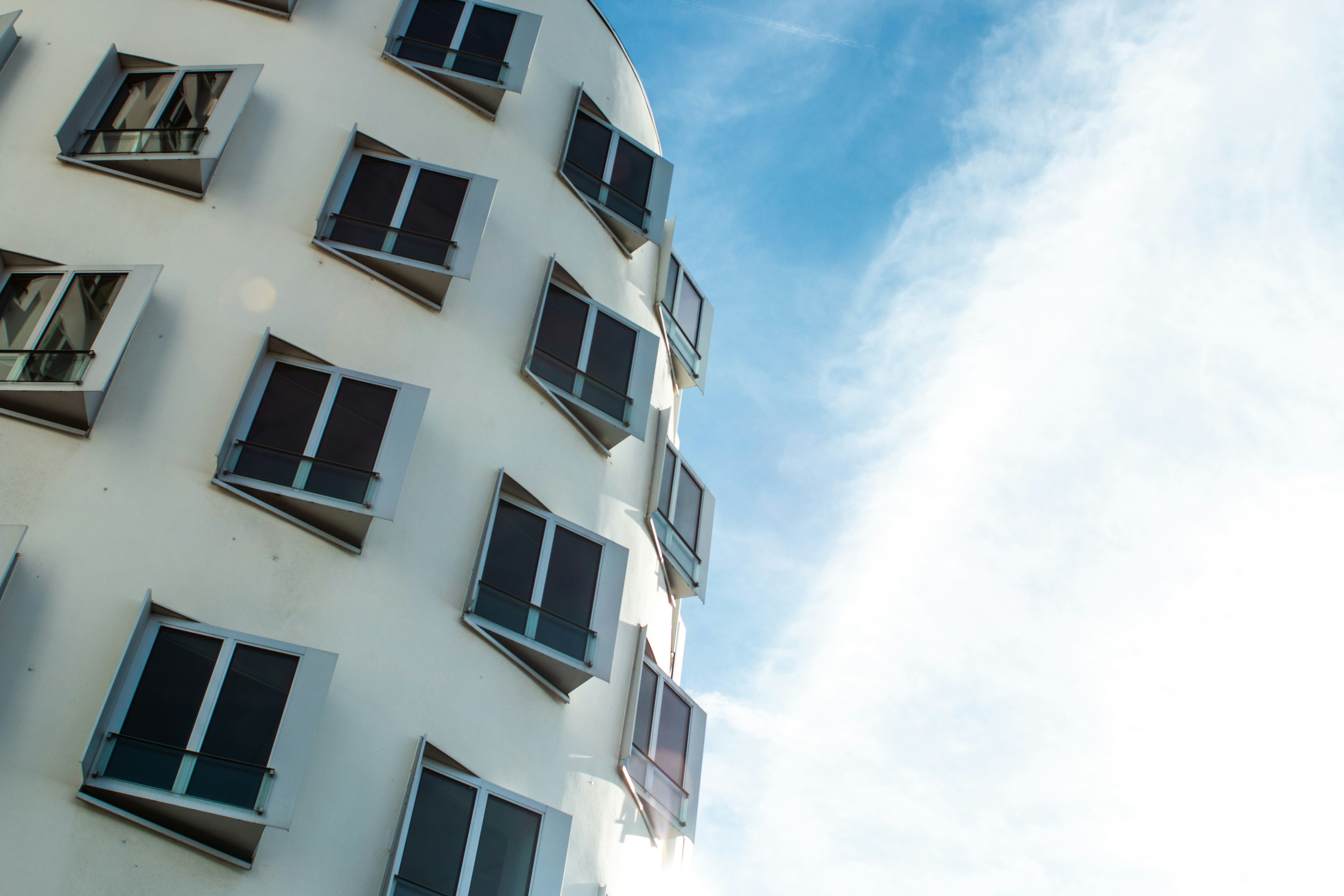 white concrete building