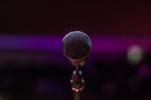 gray microphone