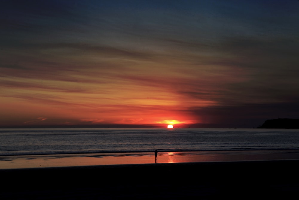 ocean view during sunset