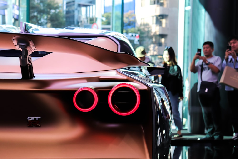 black GT sports car