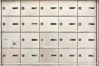 closed grey metal locker