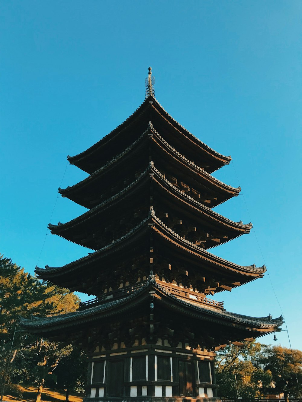 beige pagoda building