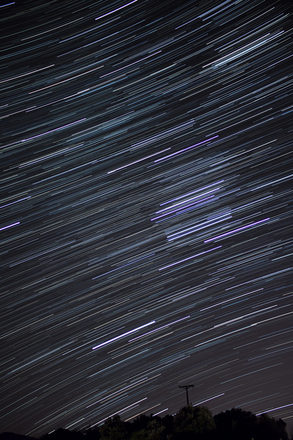 Fotografia em Time Lapse de Estrelas Cadentes