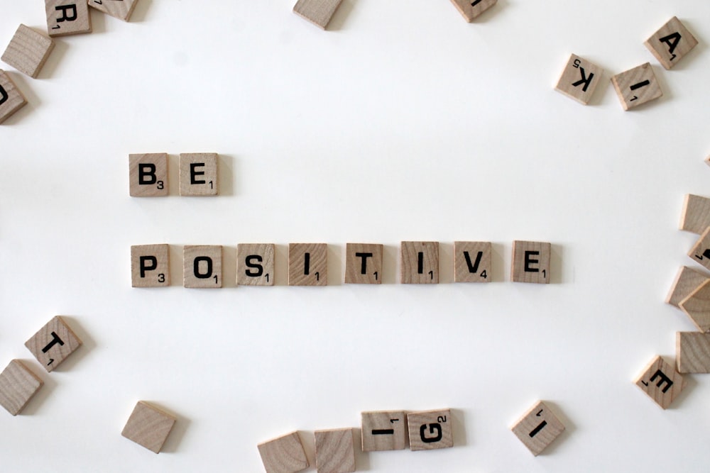 Positive Scrabble-Figuren sein