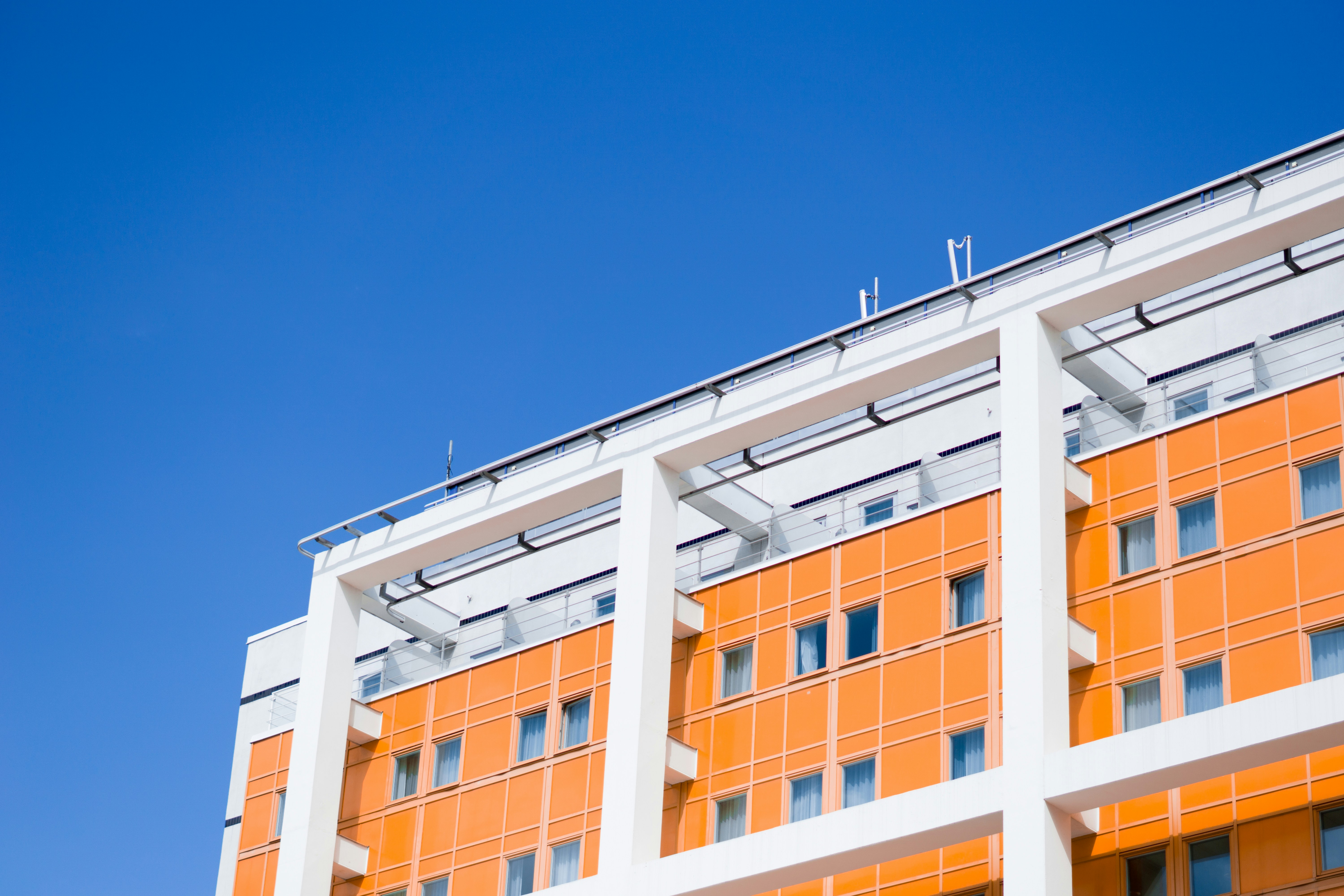 orange building