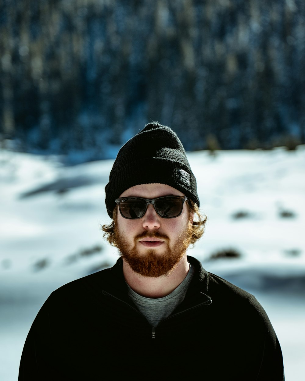 man wearing black jacket during daytime