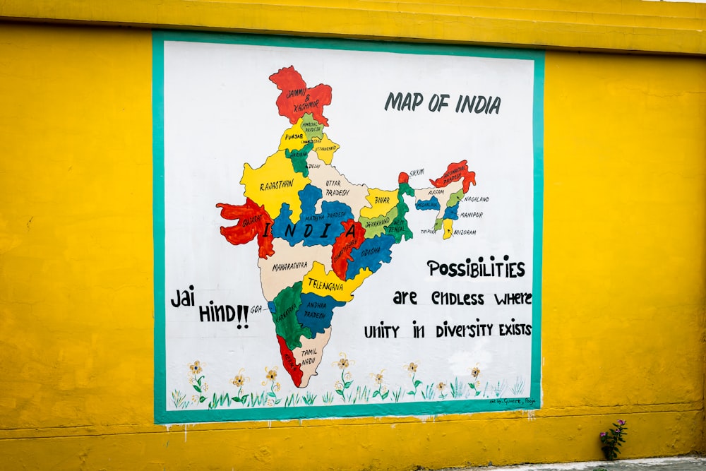 mapa de la India
