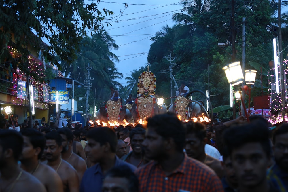 crowd of people during daytime