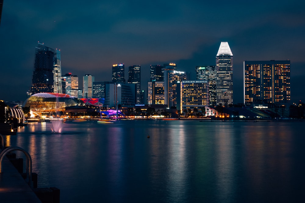 cityscape during nighttime