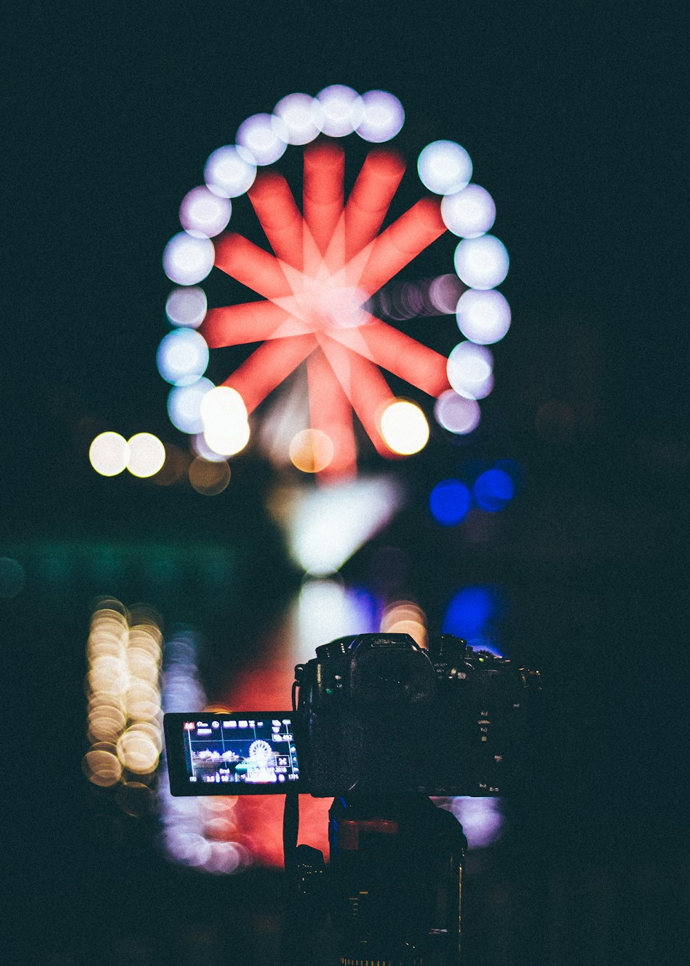 filming camera that is turned on