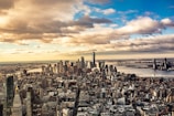 A scenic view of a bustling UK city skyline.