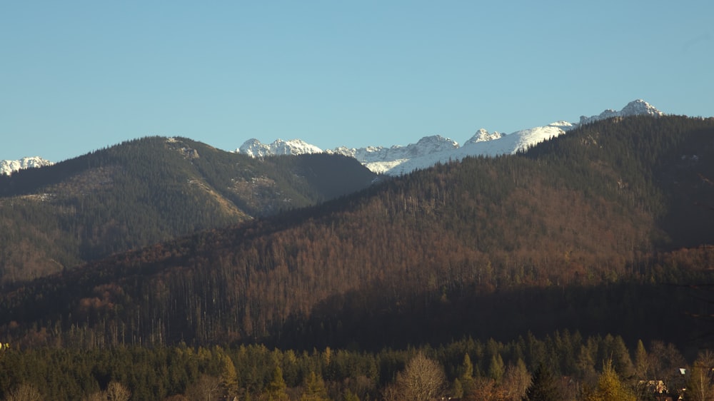 mountain and sky