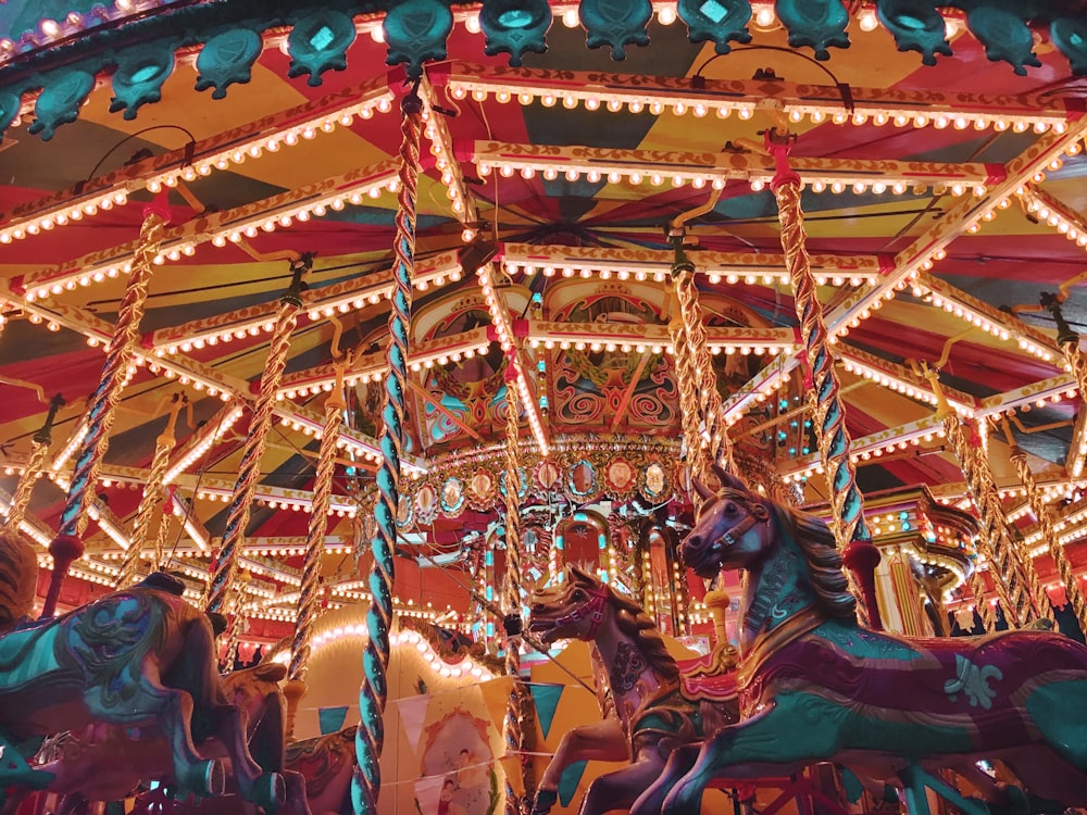 lighted carousel