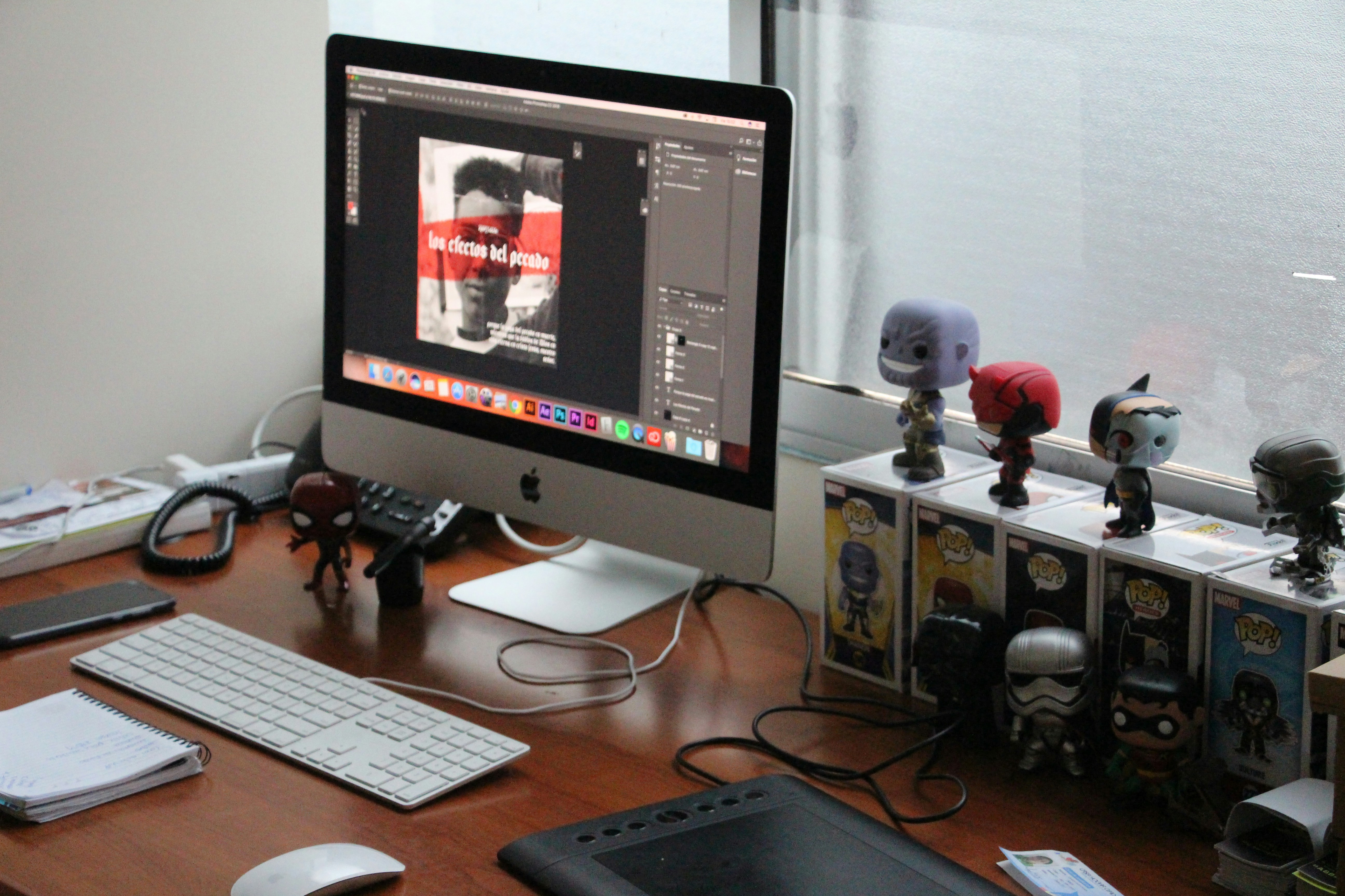 Secret Headquarters movie production still showing superhero action sequence with VFX elements