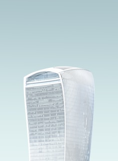 white painted building