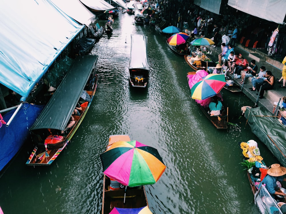 boats and body of water