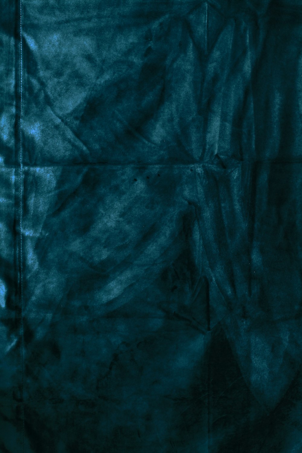 Tapis de satin turquoise