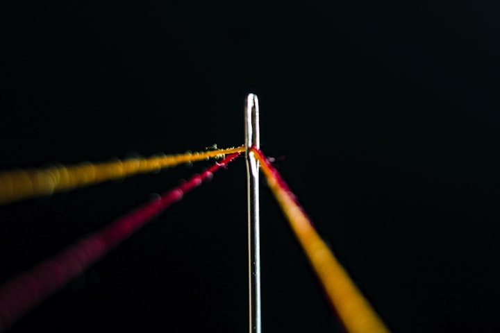 A broken needle
