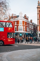 A vibrant London neighborhood street scene near rental properties managed by Redwood Property Lettings.