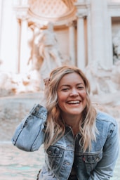 women's blue denim jacket