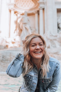 women's blue denim jacket