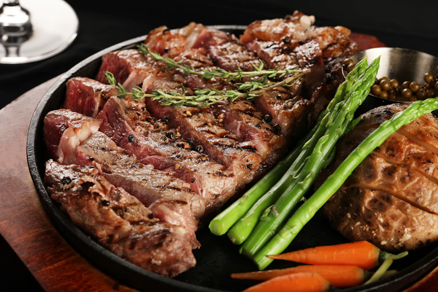 Pepper steak plate