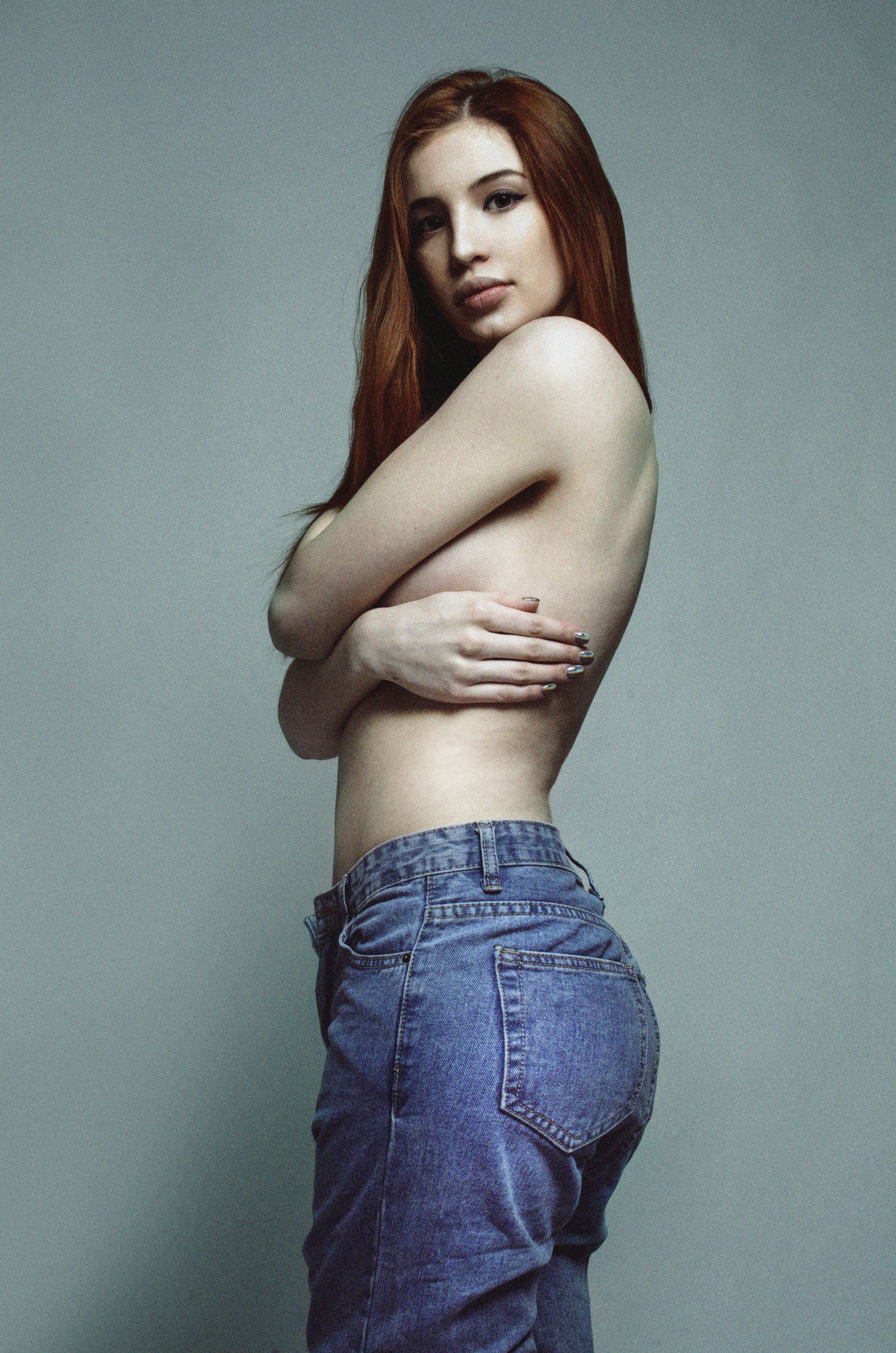 topless in denim