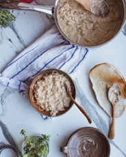 cooed foods in bowls