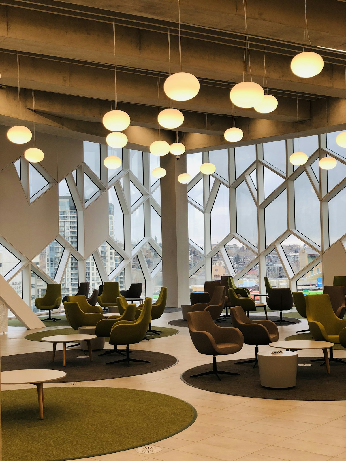 Elegant hotel lobby with padded chairs representing the hospitality industry affected by government shutdown