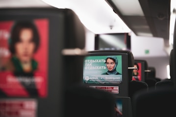 posters on back seats