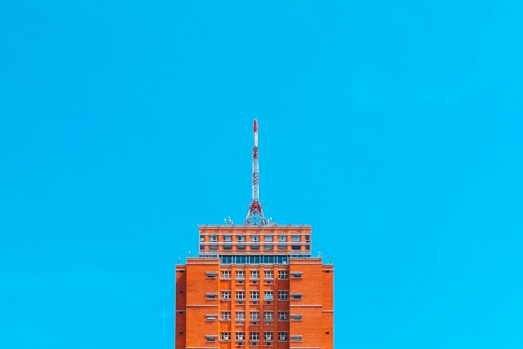orange concrete building