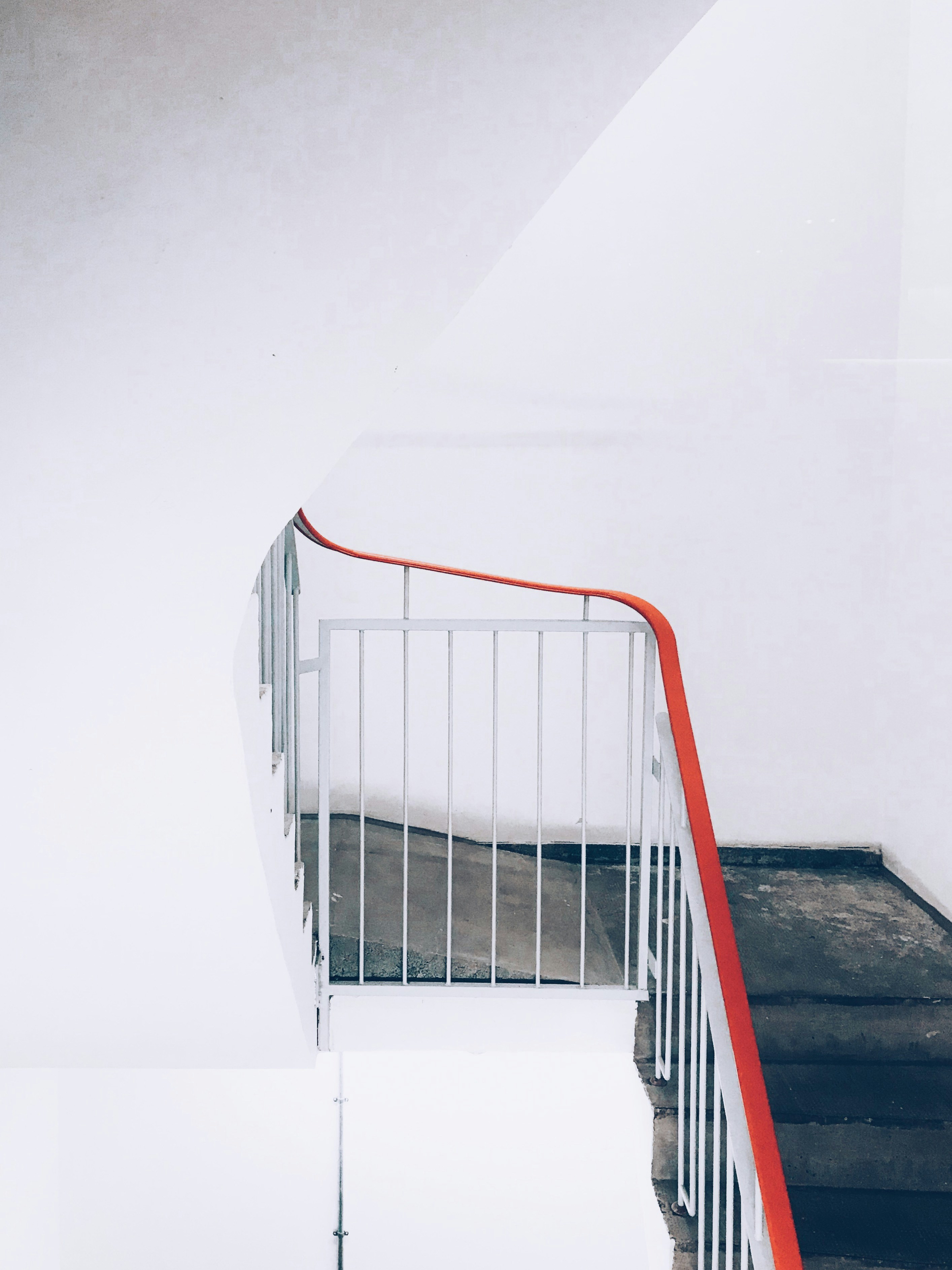 White Metal Handrails Photo Free Banister Image On Unsplash