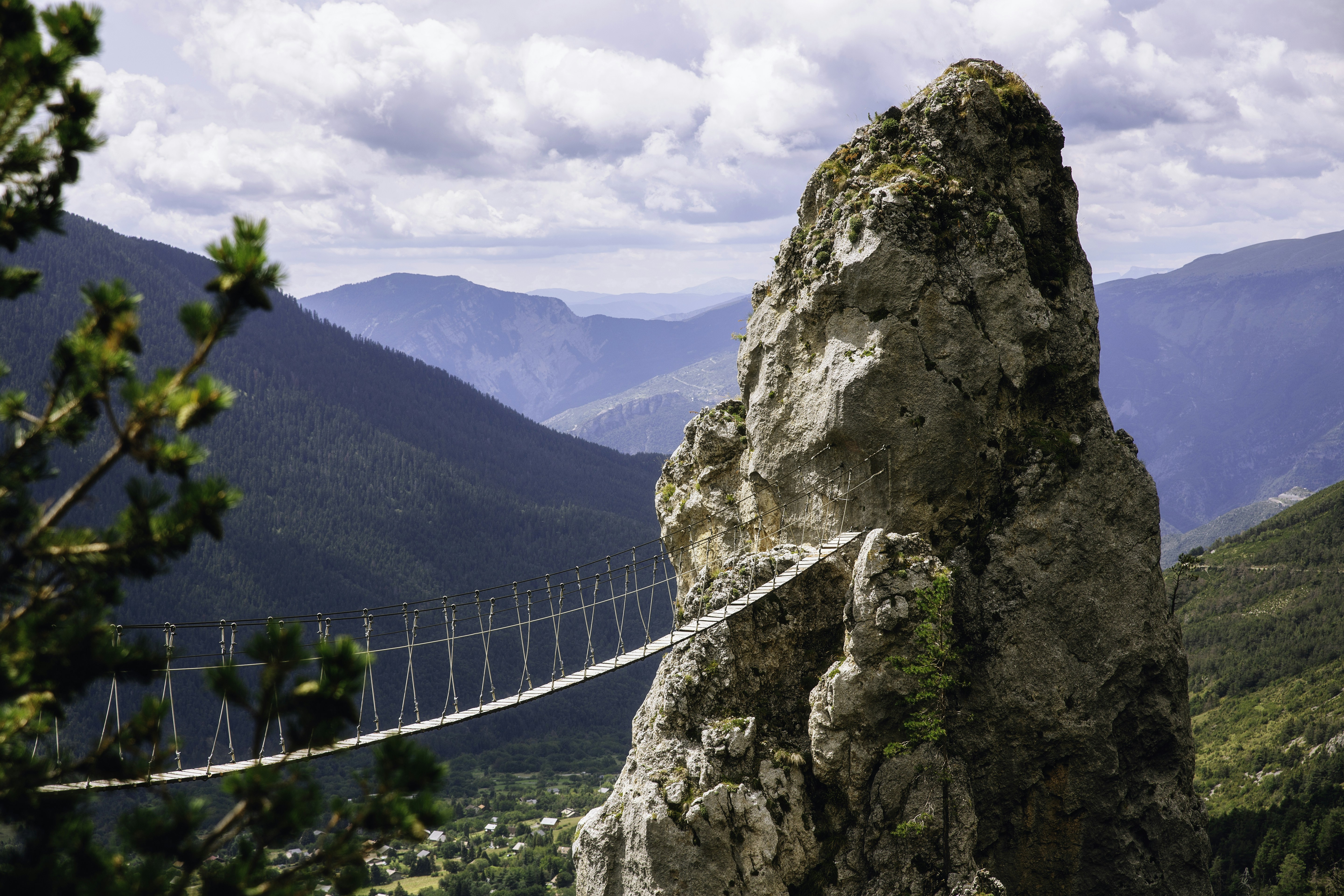 brown rock formation near mountain