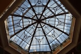 Close-up of a skylight installation on a commercial building, showcasing precise craftsmanship.