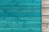 Teal and gray wooden panel