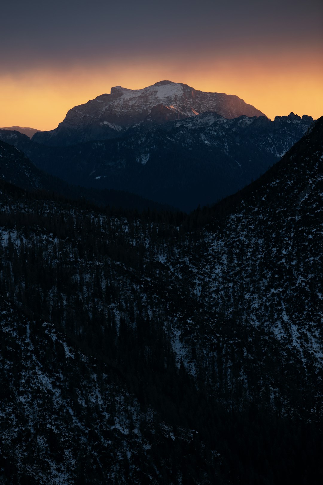 hill covered with snow