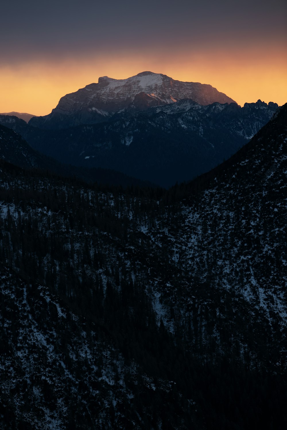 hill covered with snow