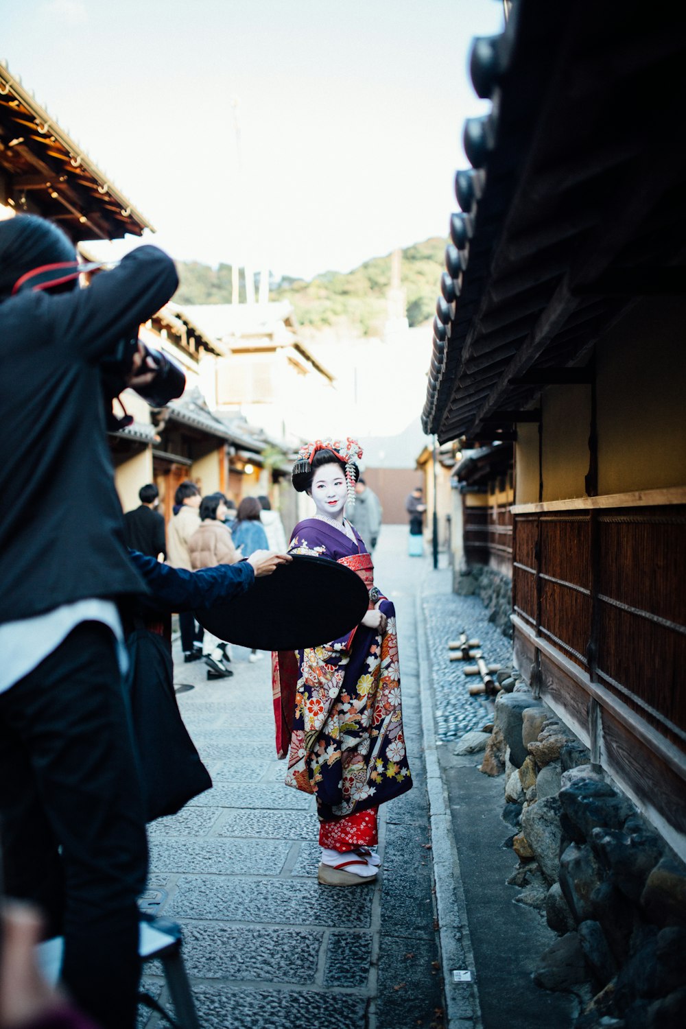 woman wearing traditional dress taking pose