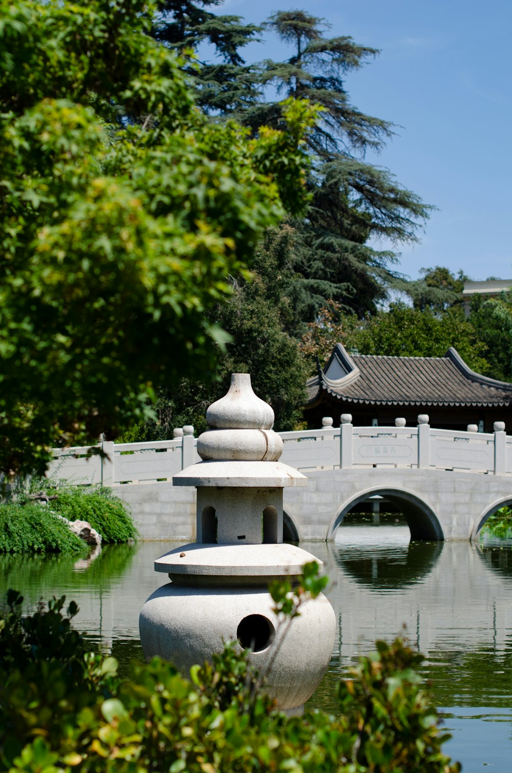 temple near bridge