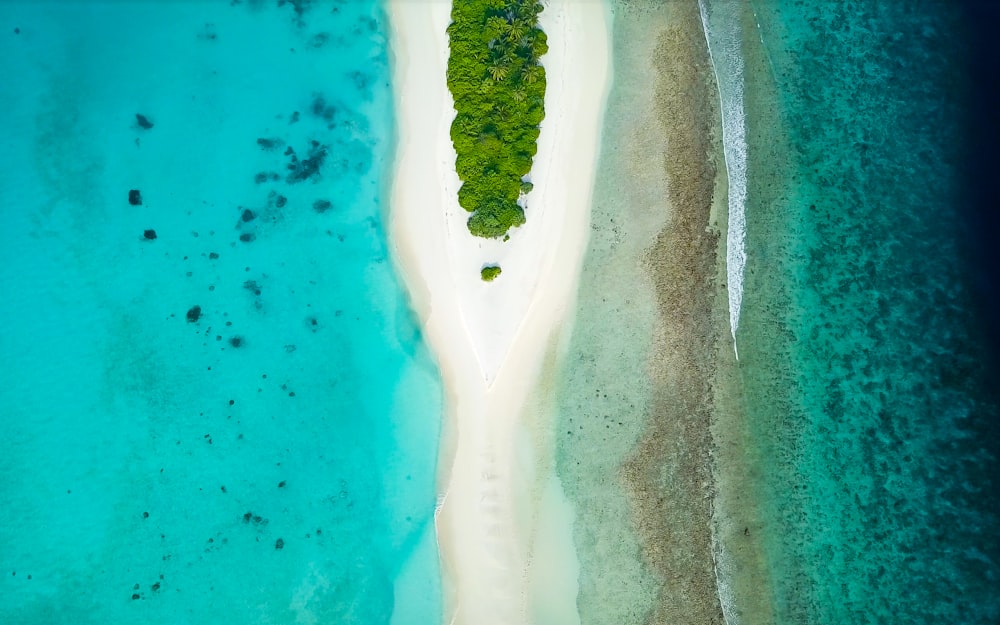 aerial photography island