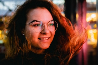 A vibrant digital portrait of a small business owner radiating professionalism and warmth.