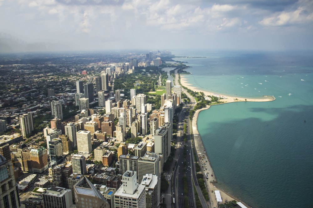 bird's eye view of cityscape