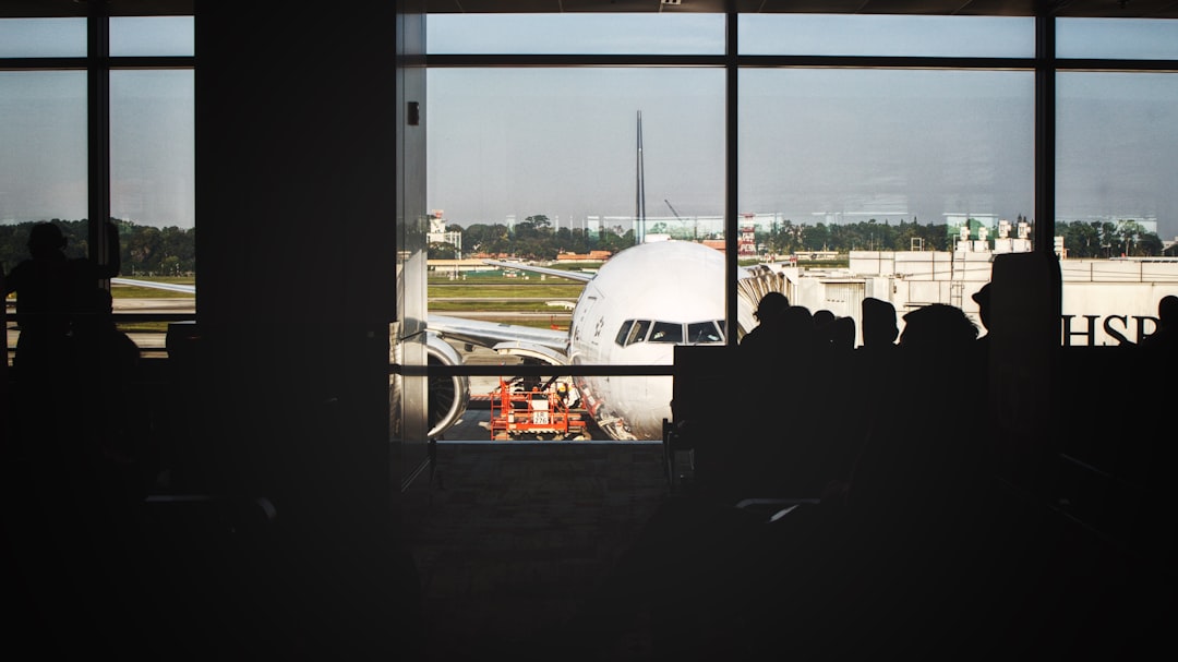 people in airport,