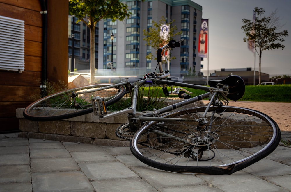 bike on concrete floor