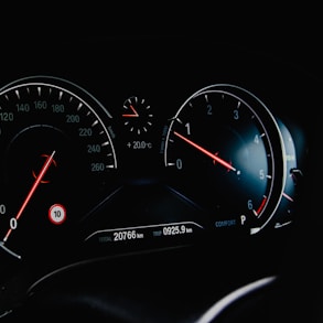 macrshot photography gauge cluster