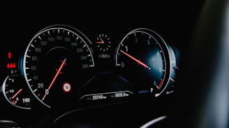 macrshot photography gauge cluster