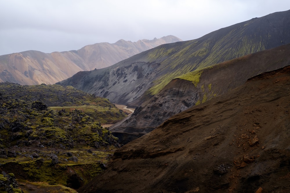 aerial photography of mountain during cloudy day