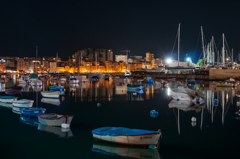 white sail boats